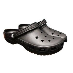 2025 Mickie Mouse Disneyland Crocs Men Size 11 Black Worn 1x Great Condition